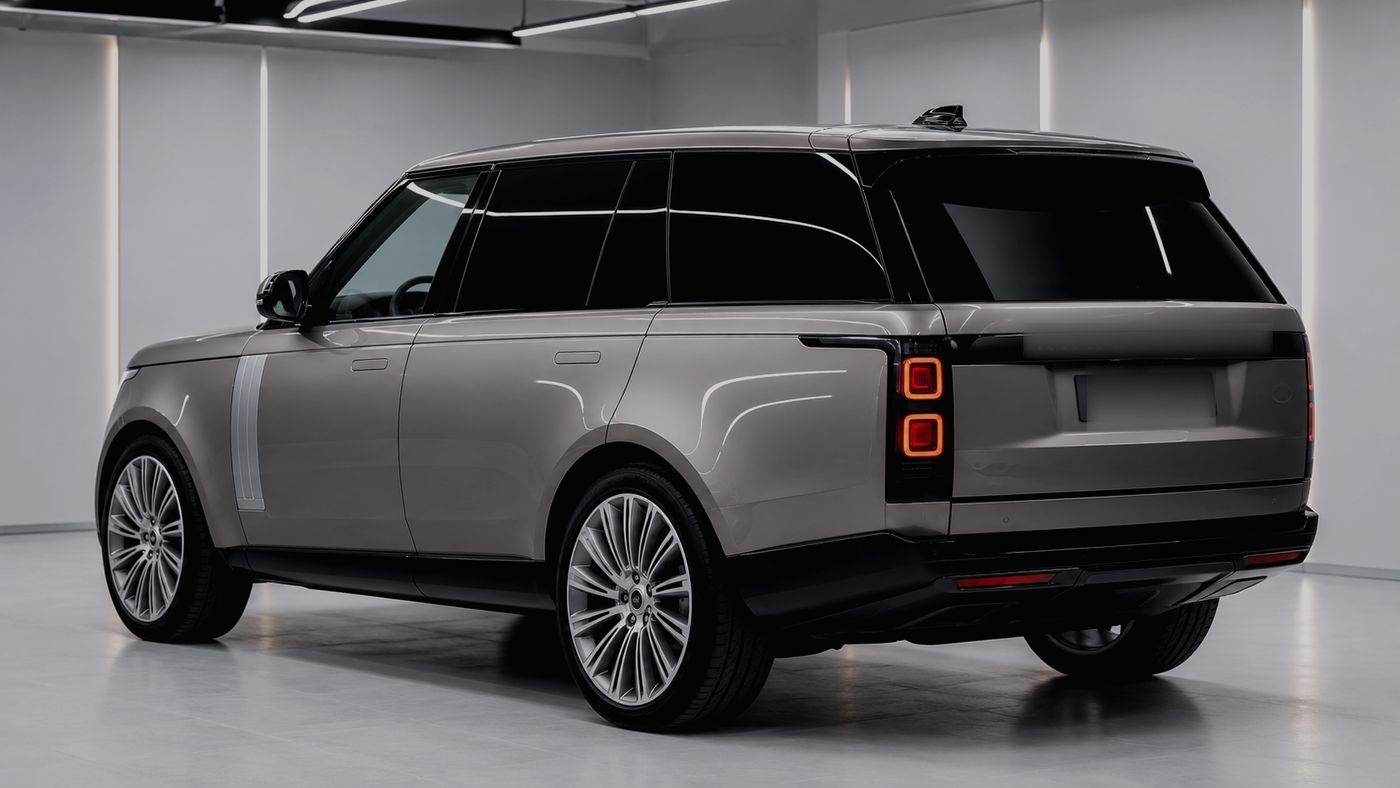 썬팅 시공을 마친 럭셔리 SUV 후면